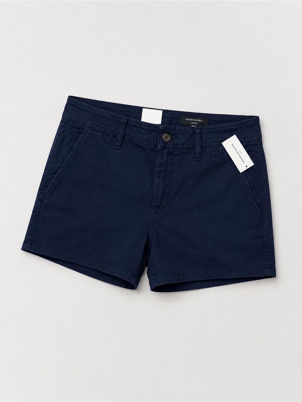 Banana Republic Navy Cotton Chino Shorts
